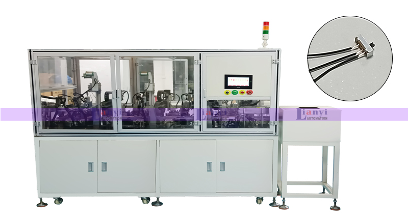 電源開關(guān)自動(dòng)焊接線材設(shè)備